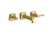 Kohler T26432-4-2MB RIFF Bathroom Sink Faucet, 1.2 GPM, Vibrant Brushed Moderne Brass