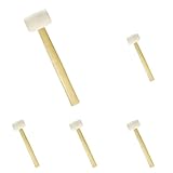 高儀(Takagi) M&M ゴムハンマー 木柄 白 1/2P (× 5)