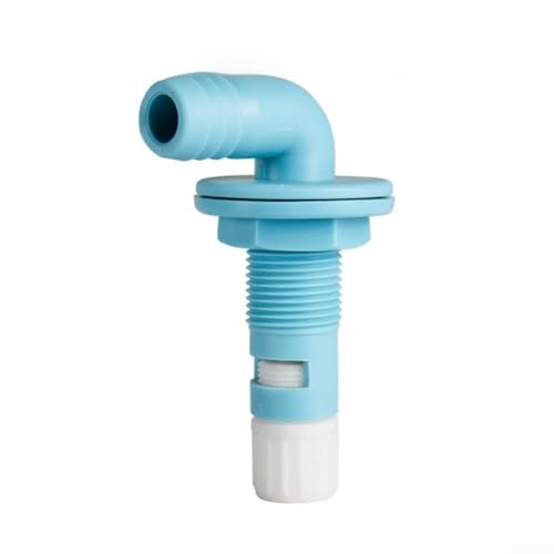 Per Livewell System Aeratore Testa di spruzzo ugello regolabile con tubo flessibile Barb per un facile collegamento e livelli di ossigeno dei pesci migliorati (19 mm)