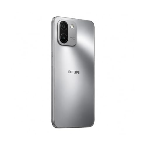 Image of Philips S7221 5G Smartphone (Gray) | 6.67 inch HD+ Display | 64MP Camera | 5700mAh Battery |6GB RAM + 128GB Storage | Dual SIM