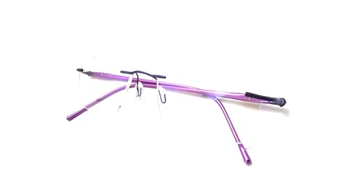 Image of N Specs An Optical Mall Reading Glasses For Men Women Unisex Stylish Framless Frame With Anti Reflected Unbreakable Fiber Glasses