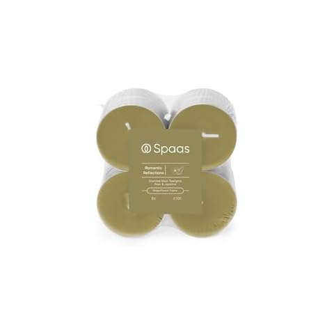 Spaas Maxi Scented Tealights - Olive Green Cover
