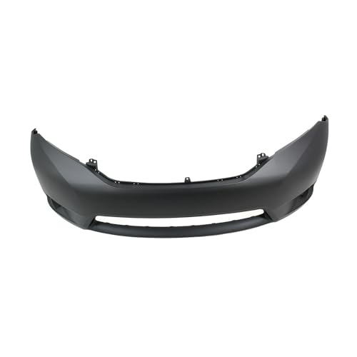Image of Compatible with Toyota Sienna 2011-2017 Front Bumper Cover | Primed, With Fog Light Holes, Without Parking Sensor Holes, Ready to Paint, OEM 5211908904, TO1000369