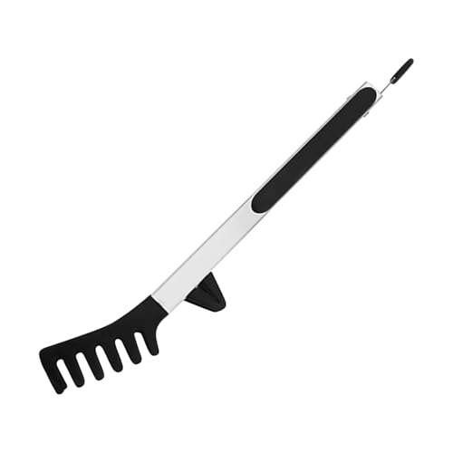 Tenacillas Para Servir Espaguetis | Pinzas De Servir Pasta De Silicona - Utensilio De 30 Cm Con Mango De Acero Inoxidable Para Cocina Parrilla Buffet Camping Barbacoa Restaurante