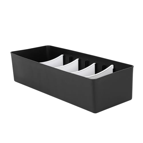 Image of Cutting EDGE Stackable Storage Drawer Organiser, Set of 8 (Black & White)
