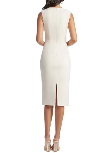 Dress the Population Women's Elle Sweetheart Sleeveless Bodycon Midi Dress2