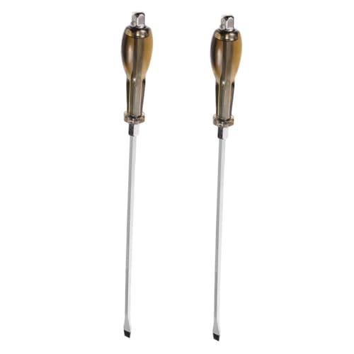 DONFAMDS 2個 磁性スロットドライバー 軽量携帯可能 手持ち用マグネット式ねじし 家具立 電子機器修理対応 磁気チップでネジ保持簡単