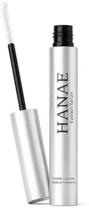 HANAE Eyelash Serum for Fuller-Looking Lashes, 2-in-1 Applicator, 1 Count