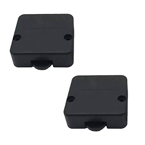 2 x Door Contact Switches Cabinet Switch Contact Switch 2A 250V Chest Switch Door Switch for Furniture Door Furniture Switch Button Light Switch Lamp Switch Black