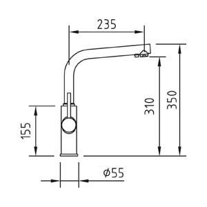 Miniatura 9 de Equipo De Filtrado De Agua Ifilter Clever Caimán Grifo Fregadero Osmosis Sistema De Ultrafiltracion De Agua Incluye 2 Recambios De Filtros Diseño Exclusivo Fabricante: Hidro-Water S.L