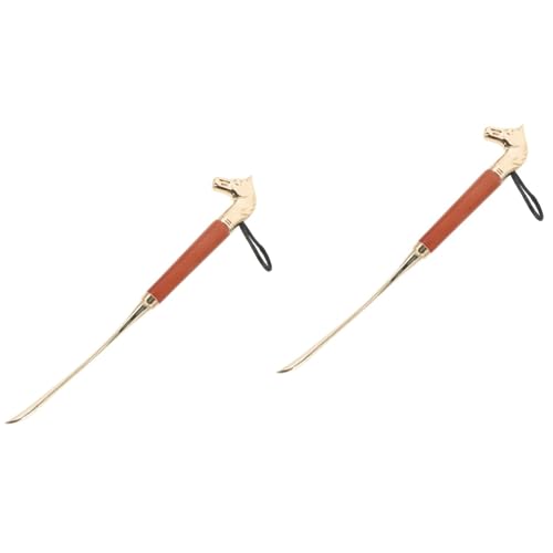 Shoe horn à chaussures pratique SOIMISS accessoire ergonomique seniors de 2 pièces