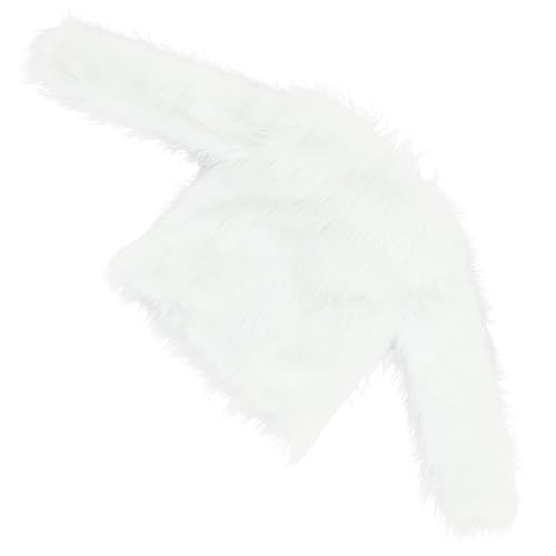 Manteau fourrure synthétique lumineux pour briller en soirée de Noël
