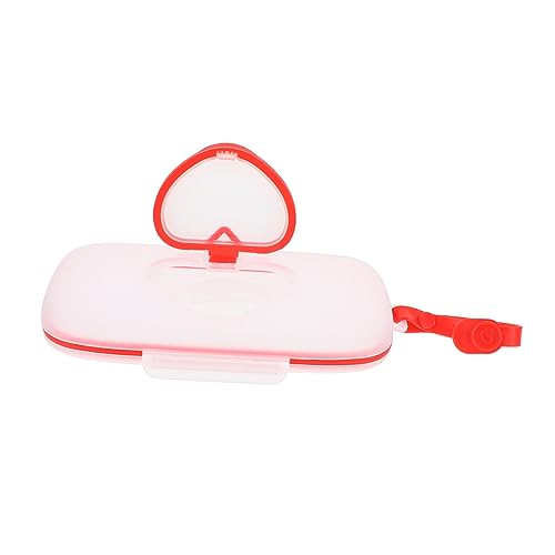 BESPORTBLE Wet Tissues Box for Baby Portable Wipes Holder Crib Napkin Storage Box Easy to Hang on Stroller/Crib
