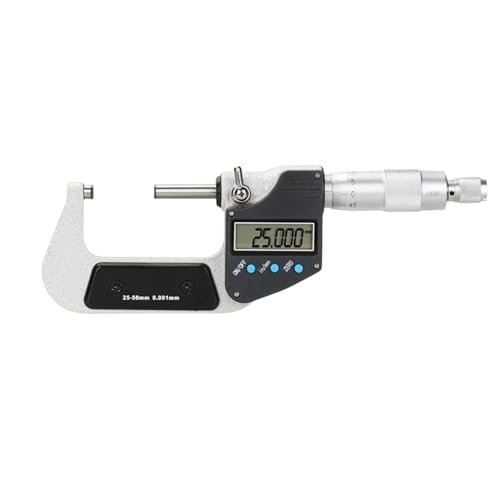 �}�C�N�����[�^�[ �f�W�^�� �L�����p�[ 0.001mm 0-25/50/75/100mm �d�q���O���}�C�N�����[�^�[ LCD�X�N���[���t�� �Q�[�W����c�[�� �ƍ����x������(25-50mm)