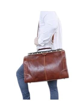 Fourre-Tout en Cuir véritable PUGLIA pour emporter vos affaires de bureau - 5