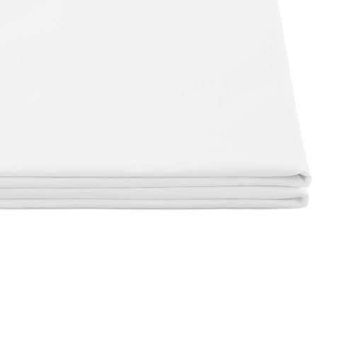 Tommy Hilfiger - Juego de sábanas, Ropa de Cama de percal de algodón con Fundas de Almohada a Juego, Fresco y Fresco, diseño sólido con Dobladillo a Rayas (Blanco/Azul, Individual XL) - imagen 3