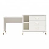 CosmoLiving by Cosmopolitan Westerleigh 3-in-1 Media Dresser, White