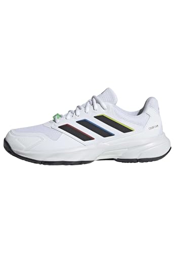 Image of adidas Mens Courtjam Control 3 Tennis Sneakers Shoes - Blue