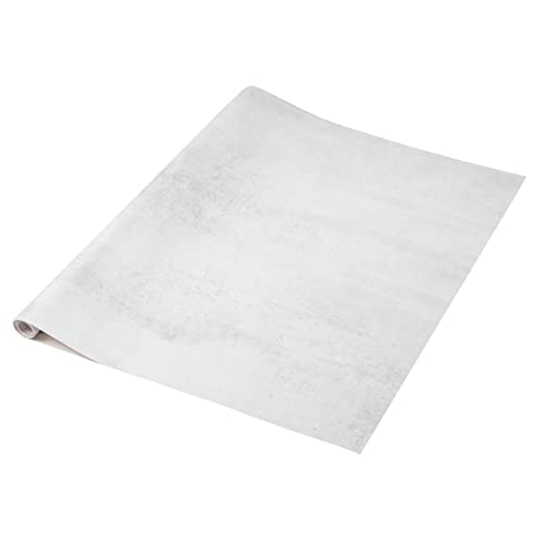 Self Adhesive Vinyl Wrap Film for Kitchen Worktops dc fix Concrete White (67.5CM, 3M)