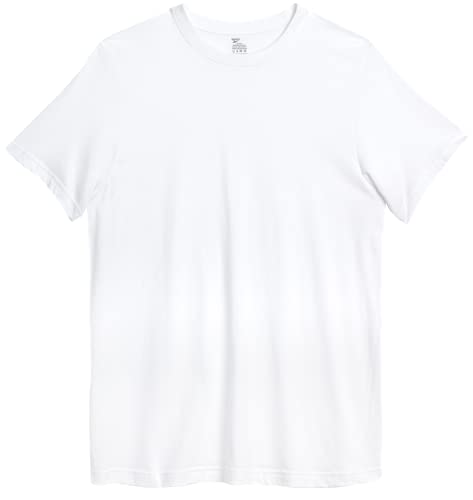 Reebok Men’s Undershirt – 5 Pack Soft Breathable Mens T-Shirts - Basic Cotton V-Neck and Crewneck Undershirts for Men (S-XL)3