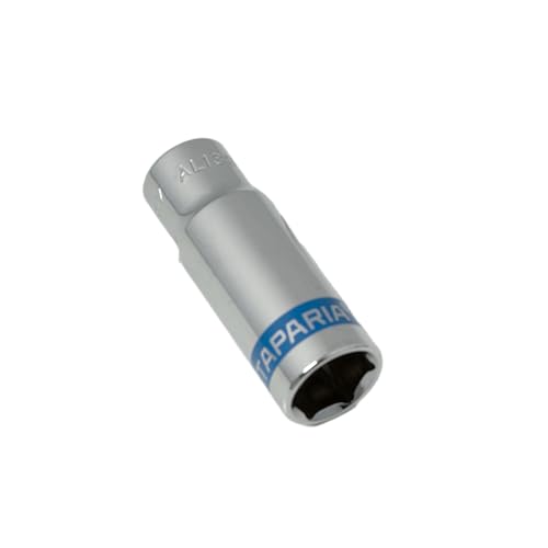 Image of Taparia 1 /4 inch (6.35mm) Drive Extended Length Deep Socket Bit (AL 12, 13, 14 mm)-For Fastners in Recessed areas-Compatible W /Ratchets, L Handles, Wrenches, Power Tools-Automotive Workshop, Garages