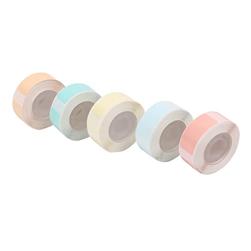 Homesen 5 pcs Rolo de Papel de Etiqueta Térmica para Q30 Label Maker Impressora Térmica Etiqueta Ade