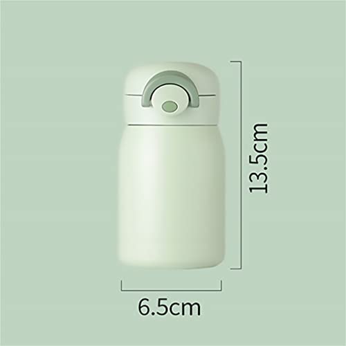 Seijy Cute Mini Portable Thermos 200Ml 304 Stainless Steel Leak Proof Cup (Color : Light Yellow, Size : 200Ml) #TOP1