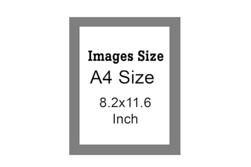 Image of A4 Size Photo Frame For wall hanging set of 2 golden Picture Frame For Home and Office Decoration, Size -8x12 Inches