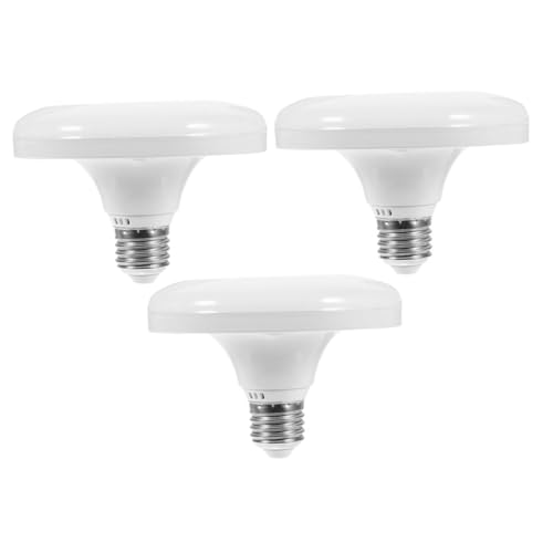 Operitacx 3 piezas Bombillas LED de Alta Potencia Luz Blanca para Interior Unidades con Base Roscada Compatible Reemplazo para Hogar y Oficina