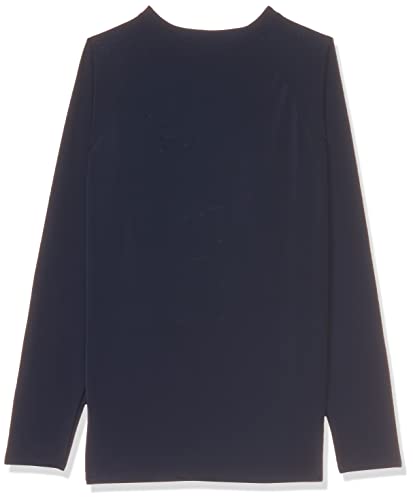 Image of Lycot Compression Top Full Sleeve Plain Athletic Fit Multi Sports Cycling, Cricket, Football, Badminton, Gym, Fitness & Other Outdoor Inner Wear Navy Blue 2X-Small