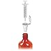 EZY DOSE Kids Baby Oral Syringe & Dispenser | Calibrated for Liquid Medicine | 5 mL/1 TSP | Includes Bottle Adapter,White and Transparent,1 Count (Pack of 1),67008