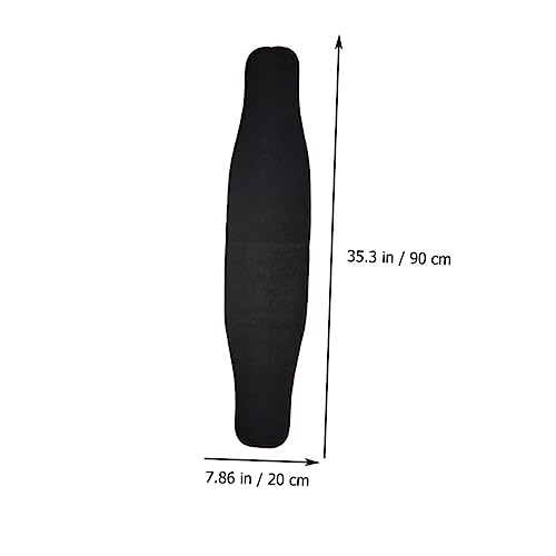 Faja deportiva ajustable para cintura Mikinona negra miniatura 5