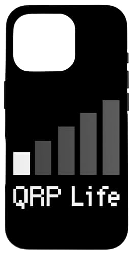 QRP Life Minimalist Low Power Ham Radio Signal Art �X�}�z�P�[�X iPhone 16 Pro �p