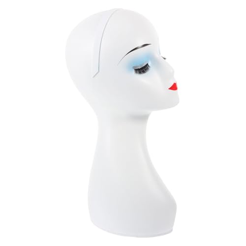 Ipetboom Dummy Head Model for Wigs Display Wig Stand Mannequin Head Stand for Storage