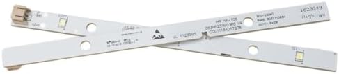 2Pcs Replacement LED Light Strips For Hisense/Rongsheng Refrigerator, MDDZ 162A 1629348, Cool White 10,000K~12,000K, 16 Cm