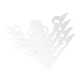 SOPOTUTU Calcomanías de Acrílico para Esquinas Espejo, 4 Piezas Removibles Superficie Reflectante para Decoración de Gabinetes y Dormitorios