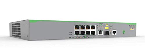 Allied Telesis AT-FS980M/9PS-50 Switch Stackable Layer 3 Lite Fast Ethernet Managed - 8 x 10/100TX PoE+ | 1 x Combo (10/10/1000T - SFP) - 190W PoE Budget -...