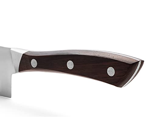 Couteau Santoku professionnel Arcos lame forgée 18 cm manche bois de rose