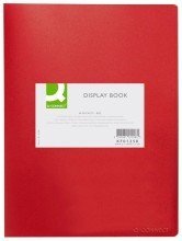 Q-Connect Display Book 40 Pockets Polypropylene Cover 450 mym Red