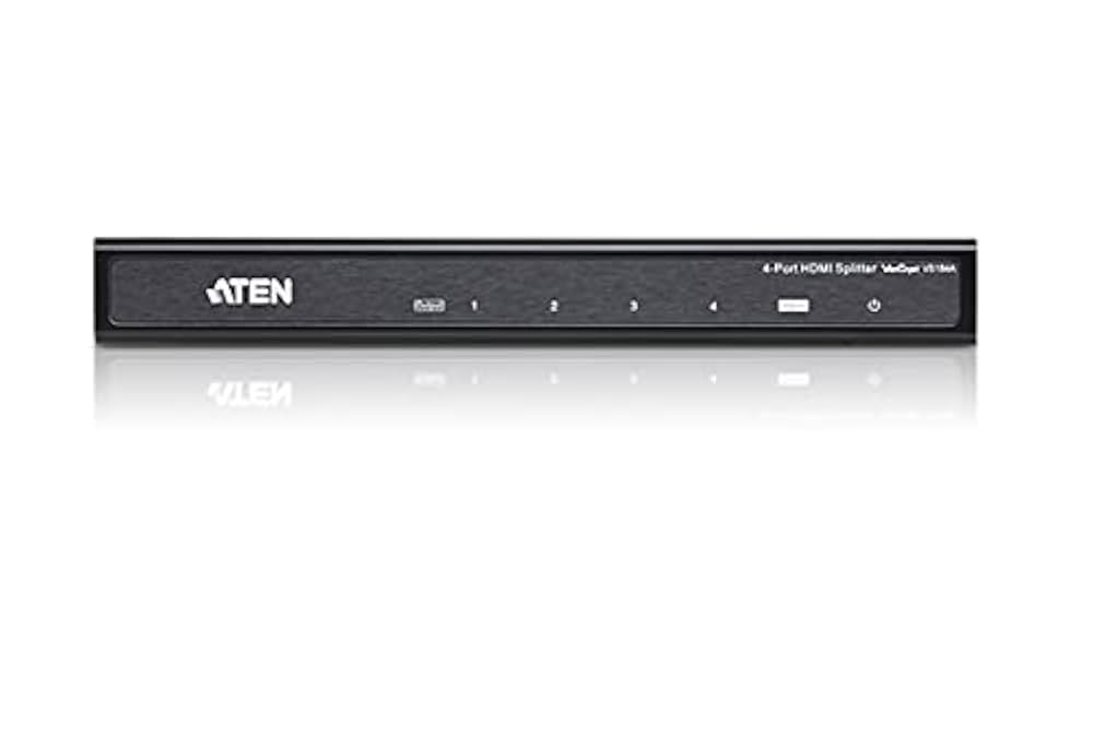 ATEN VS184A 4K対応 HDMI 4分配器 スプリッター Amazon.com: Aten 4-Port HDMI Splitter (VS184A) : Electronics