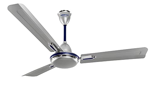 Image of Orient Electric Quasar Ornamental 56 inch Silver Blue