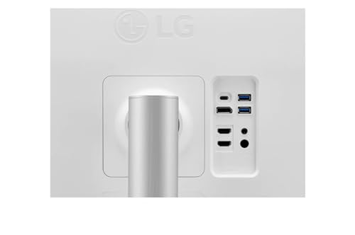 Image of LG 27UP850K-W Monitor 27 Inch Uhd (3840 X 2160) IPS Display, Vesa DisplayHDR 400, Dci-P3 95% Color Gamut, HDMIx2, DP, USB3.0 x 2, USB-C with 90W PD, Height /Pivot /Tilt Adjustable Stand - Silver