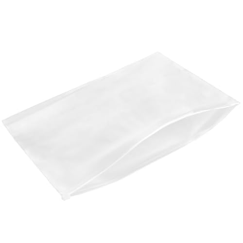 CHUENKUK 40 Stück Dokumententasche A4, Plastic Loseblattbeutel Urkundenmappe A4,Binder Reißverschluss Durchscheinende mit 4 Binderlöcher für Dokumenten Organisieren