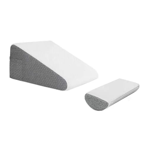 Wedge Pillow, Polyester Sponge Elevated Support Pillow with Small Round Sponge Wedge Pillow for Neck and Lower Back Support