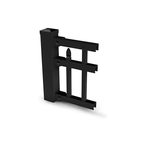 WamBam Fence No Dig Aluminum Fence Sample Kit, 4ft Tall Slim Jim / 4.5ft Tall Handy Andy Style Cover
