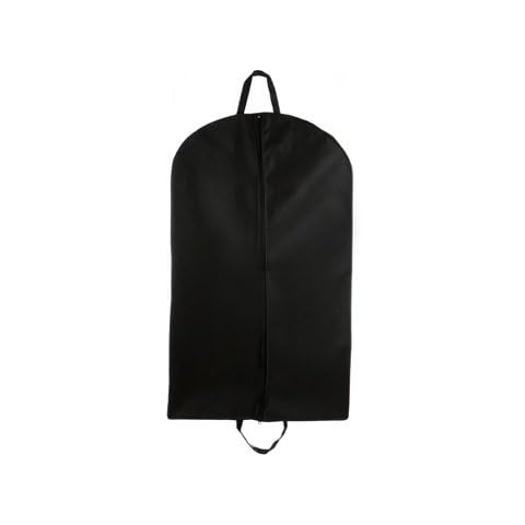 TUVAINC Tuva Breathable Fur Coat/Suit/Dress Uniform Garment Bag, 55", Black, with Handles Cover
