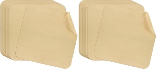 Image of WMKGG 12 inch Air Fryer Parchment Paper Squares, 100 Sheets Unbleached Pre-Cut Baking Disposable Paper Liner for Ninja Foodi Flip SP101 /SP201 /SP301 /SP351, Cuisinart Toaster Oven, Microwave (Pack of 2)