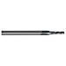 CME 5 pcs Micrograin Carbide End Mills, Ball Nose, TiAlN Coated, 5/64