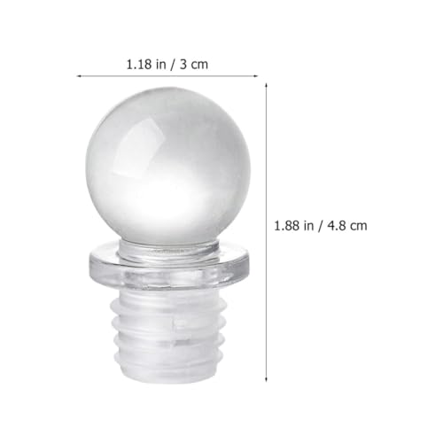 Botellas de Aroma con Tapas Dispensadoras Convenientes de Vidrio y Plástico KICHOUSE 3
