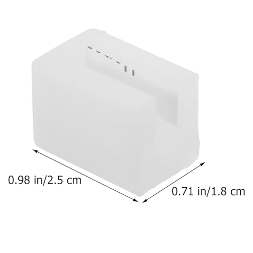 Image of 6 Pcs Child Proof Corner Guards, Transparent Silicone 0.98x0.71x0.71 Inch Corner Covers Baby Safety, F Shape Drawer Handle Covers Furniture Edge Protector Table Desk Fireplace